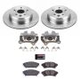 PowerStop KCOE6514 OE Stock Replacement Low-Dust Ceramic Brake Pad, Rotor and Caliper Kit