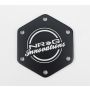 NRG STR-640CF Carbon Fiber Horn Delete Button Circular Logo Front/ Back