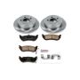 PowerStop KOE2197 OE Stock Replacement Low-Dust Ceramic Brake Pad and Rotor Kit