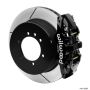 Wilwood 140-15597 AERO4 RearTruck Kit 14.25in Black 1997-2018 Nissan Y61 Patrol w/lines
