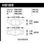 Hawk Performance HB189Z.595 Performance Ceramic Disc Brake Pad