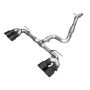 AWE Tuning 3020-43658 AWE MK8 Volkswagen Golf R 3in Track Edition Quad Exhaust - Diamond Black Tips