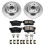 PowerStop KOE4989 OE Stock Replacement Low-Dust Ceramic Brake Pad and Rotor Kit