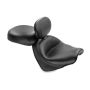 Mustang Motorcycle 79561 Mustang 04-09 Honda VTX1300C Wide Touring 2PC Seat w/Driver Backrest - Black