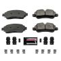 PowerStop Z23-1775 PowerStop - Z23 Daily Driver Carbon-Fiber Ceramic Brake Pads with Hardware Kit