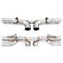 AWE Tuning Porsche 991 GT3 / RS Center Muffler Delete - Diamond Black Tips