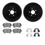 Dynamic Friction 8612-73057 Rotor Kit