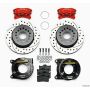 Wilwood 140-9315-DR Forged Dynalite P/S Park Brake Kit Drilled Red 12 Bolt 2.75in offset Staggered Shock