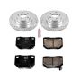 PowerStop K4932 Z23 Daily Driver Carbon-Fiber Ceramic Brake Pad and Drilled & Slotted Rotor Kit