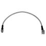 Wilwood 220-8216 20in OAL Flexline -3 Hose to M10 by 1.00 to 12 Deg. Banjo Bubble Flare