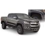 Bushwacker 15-18 Chevy ado Fleetside Pocket Style Flares 4pc 74.0in Bed - Black