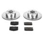 PowerStop K470 Z23 Daily Driver Carbon-Fiber Ceramic Brake Pad and Drilled & Slotted Rotor Kit