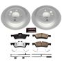 PowerStop CRK5726 Genuine Geomet Coated Rotor and Carbon-Fiber Ceramic Brake Pad Kit