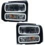 Oracle Lighting 7147-001 SMD Pre-Assembled Headlights, Black, White