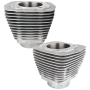 S&S Cycle 91-7000 84-99 BT w/ Stock Heads 3-5/8in Bore Cylinder Set - Natural