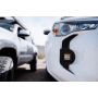 Cali Raised LED CR2554 Cali Raised 14-24 Toyota 4Runner Led Fog Light Pod Rep Brackets Kit - Brackets W/ 3X2 18W Amber Pods