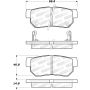Stoptech 305.08130 Street Select Brake Pads