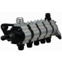 Moroso 22365 5 Stage Dry Sump Oil Pump w/Fuel Pump Drive - Tri-Lobe - Left Side - 1.200 Pressure