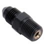 Russell 642443 Performance -3 AN SAE Brake Adapter Fitting (Black)