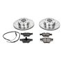 PowerStop K4589 Z23 Daily Driver Carbon-Fiber Ceramic Brake Pad and Drilled & Slotted Rotor Kit