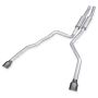 Stainless Works RAM21CBLBC 2021 Ram TRX 6.2L Legend Catback w/ Black Chrome Tips