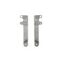 LP Aventure FLP-CTA-18-HBL-B 18-19 Subaru Crosstrek Hood Light Brackets - Bare (Pair)