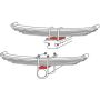 SPECIALTY PRODUCTS COMPANY 80499 ZINC AXLE SHIMS 2 DEG. (6)