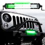 XKGLOW XK063020 XK Glow 2-in-1 LED Light Bar w/ Pure White and Hunting Green Flood and Spot Work Light 20In