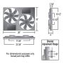 Derale 66842 Powerpack - High Output Dual 12
