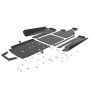 Seizmik 76-10167 KIT 20-21 Polaris RZR Pro XP UHMW Skid Plate w/Rock Slider Kit - Black