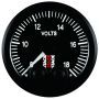 AutoMeter ST3516 Stack 52mm 8-18V Pro-Control Battery Voltage Gauge -Black