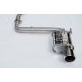 Invidia HS22HC6Q31RSL 2022+ Honda Civic Sport (2.0N/A) 60mm Q300 Cat Back Exhaust - Rolled SS Tips