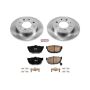 PowerStop KOE5905 OE Stock Replacement Low-Dust Ceramic Brake Pad and Rotor Kit