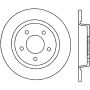 StopTech Power Slot 07-09 Mazdaspeed 3 Slotted CRYO Right Rear Rotor