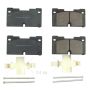 PowerStop 17-2173 PowerStop - Z17 Low-Dust Ceramic Brake Pads with Hardware