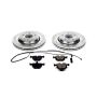 PowerStop K5729 Z23 Daily Driver Carbon-Fiber Ceramic Brake Pad and Drilled & Slotted Rotor Kit