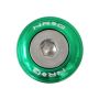 NRG Fender Washer Kit w/Rivets For Plastic (Green) - Set of 10