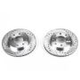 PowerStop JBR722XPR PowerStop Evolution Performance Drilled, Slotted & Plated Brake Rotor Pair