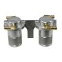 Moroso 85646 08-14 Subaru STi (w/Front Mount Intercooler) Air/Oil Separator Catch Can - Billet Aluminum