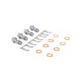 Goodridge 12-13 Honda Civic (Si Models) / 13 Acura ILX 2.4L Lrg Disc SS Brake Lines