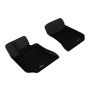 3D MAXpider 2010-2012 Mercedes-Benz E-Class Coupe C207 Kagu 1st Row Floormat - Black