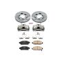 PowerStop KCOE3164 OE Stock Replacement Low-Dust Ceramic Brake Pad, Rotor and Caliper Kit