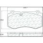 Stoptech 305.12230 Street Select Brake Pads w/Hardware - Front