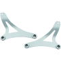 Kuryakyn 7094 Fixed Mounts Multi-Purpose Driver & Passenger Backrest 14-22 Indian Models Chrome