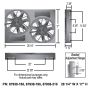 Derale 67938215 Powerpack - Brushless Dual 12
