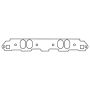 Cometic Gasket C5569-047 Cometic Chrysler W2 Head V8 .047in Fiber Intake Manifold Gasket Set