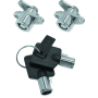 Bikers Choice 491989 93-13 Touring Hard Bag Saddlebag Lock Set Pr