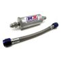 Nitrous Express 15607 4AN PURE-FLO N20 FILTER & 7 STAINLESS HOSE (LIFETIME CLEANABLE)