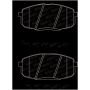 Stoptech 308.13970 Street Brake Pads - Rear