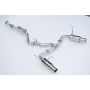 Invidia HS22WRXGTP 2022+ Subaru WRX N1 Twin Outlet Single Layer SS Tip Cat-Back Exhaust